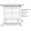 Ideal Pet Products Aluminum Sash Window Pet Door, Adjustable to Fit Window Widths from 33" to 38", Large 10-1/2” x 15” Flap Size - Image 4