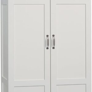 4+  9 VIDEOS Sauder Select Storage Cabinet/ Pantry cabinets, White finish