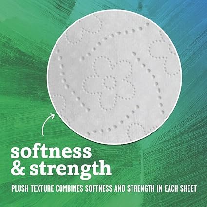 Seventh Generation White Toilet Paper 2-ply 100% Recycled Paper, 500 sheets, Pack of 60 - Image 4