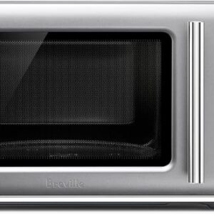 Breville BMO650SIL Compact Wave Soft Close Countertop Microwave Oven, Silver
