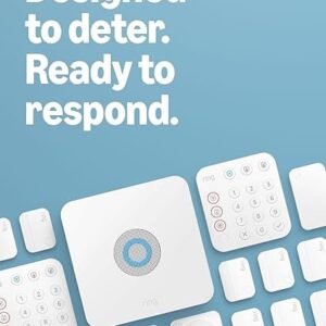 Ring Alarm 14-Piece Kit (newest model), Wireless smart home or business security system, expandable, easy setup, Mobile App Control, 24/7 Professional Monitoring, Alexa Compatible Visit the Ring Store