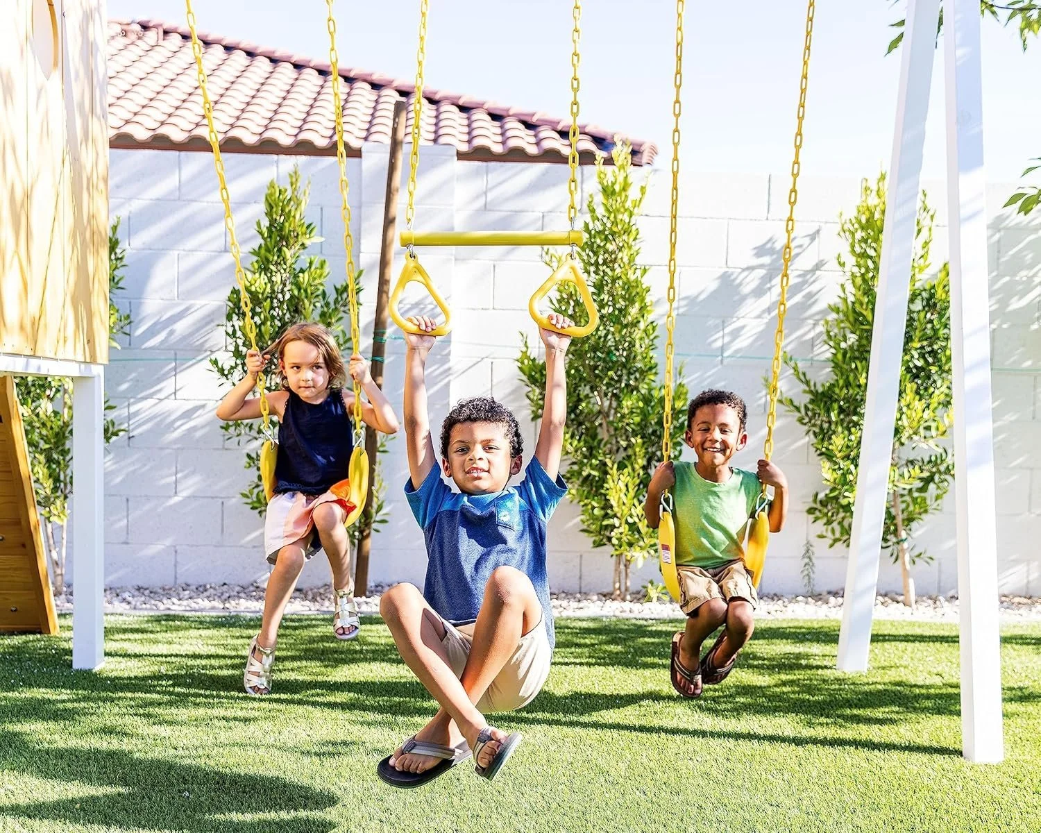 Avenlur Forest Modern Backyard Outdoor Swing Set - Image 3